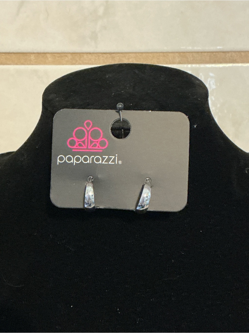 Paparazzi Silver Huggie Hoop Earrings